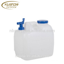 NPOT Water Container, 10L/15L/18L/23L Plastic Storage Tank with Faucet Portable Cubic Water Container Camping Car Water Bucket